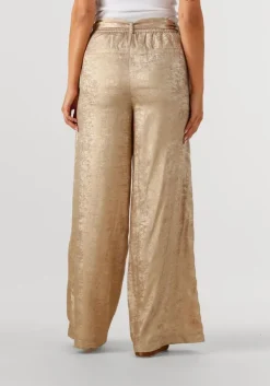 gouden summum pantalon pants metallic lamee