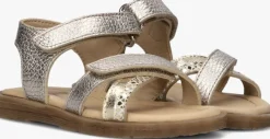 gouden ton & ton platte sandalen male