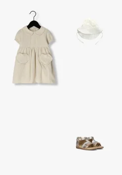 gouden ton & ton platte sandalen siri