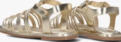 gouden ton & ton platte sandalen tora