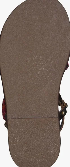 gouden ton & ton platte sandalen sh709