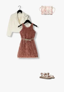 gouden ton & ton platte sandalen silya