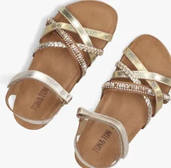 gouden ton & ton sandalen madita