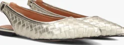 gouden toral slingbacks zoe
