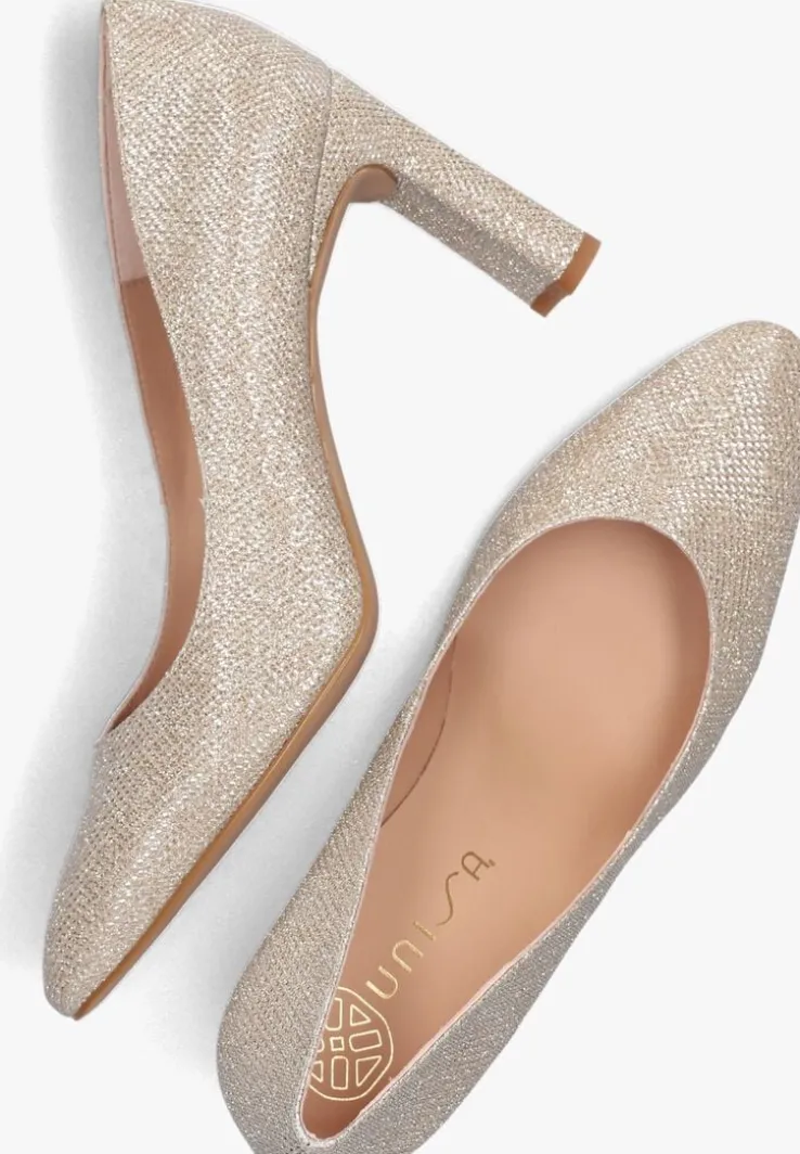 gouden unisa pumps waba