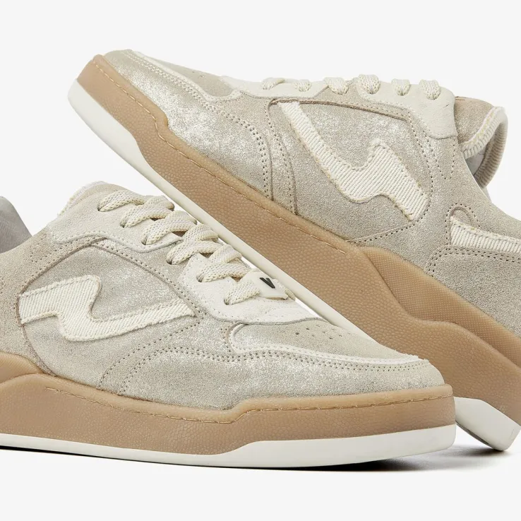 gouden via vai lage sneakers sam levi