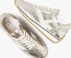 gouden via vai lage sneakers mikki ruby