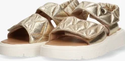 gouden vingino platte sandalen vin825403