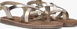 gouden vingino sandalen coco