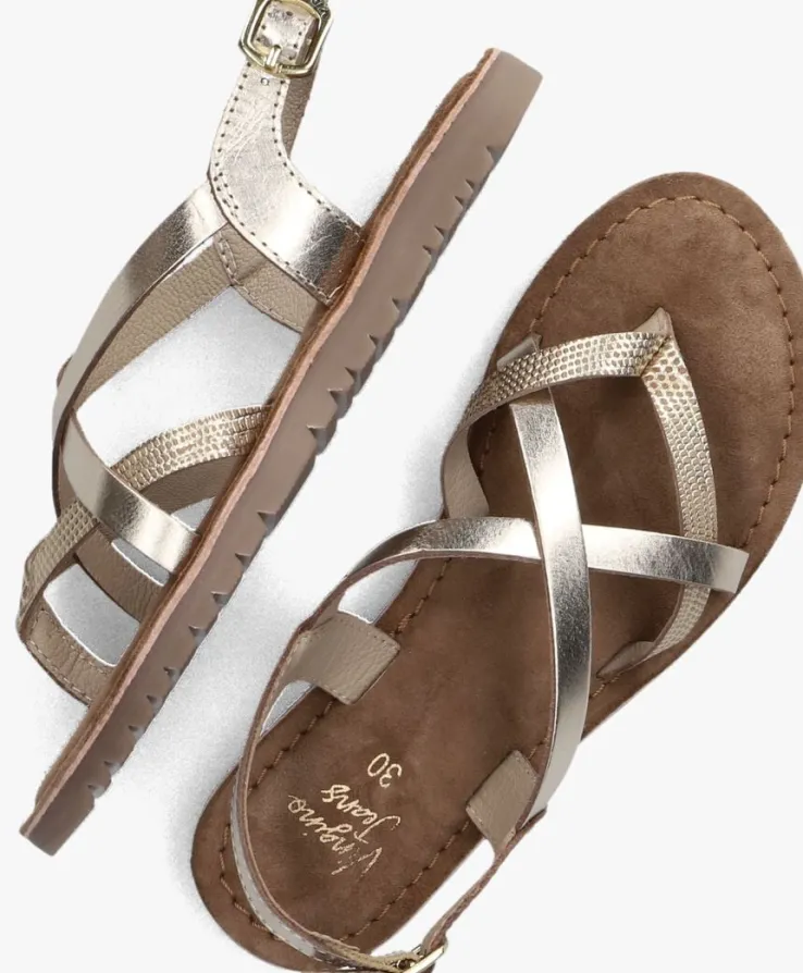 gouden vingino sandalen coco