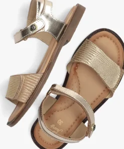 gouden vingino sandalen zelina