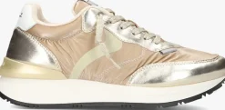 gouden voile blanche lage sneakers qwark easy sf woman