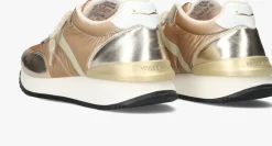 gouden voile blanche lage sneakers qwark easy sf woman