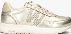 gouden woden lage sneakers nora 1