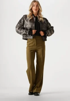 gouden y.a.s. jack yasgosh ls short bomber jacket