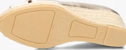 goudkleurig ayana espadrilles yu836