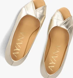 goudkleurig ayana espadrilles yu836