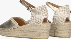 goudkleurig ayana espadrilles omo25yu814