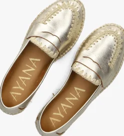 goudkleurig ayana espadrilles omo25yu819