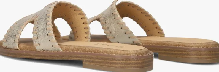 goudkleurig blasz slippers 0657-03