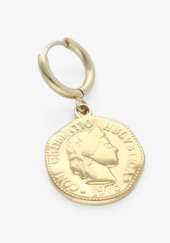 goudkleurig bonnie studios bedels queen pendant