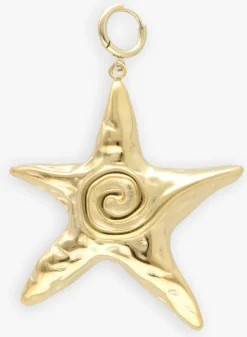 goudkleurig bonnie studios bedels gold star pendant