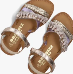 goudkleurig braqeez platte sandalen sophie sun