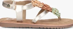 goudkleurig gioseppo platte sandalen newry
