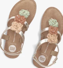 goudkleurig gioseppo platte sandalen newry