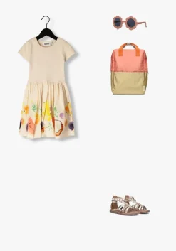 goudkleurig gioseppo platte sandalen withee