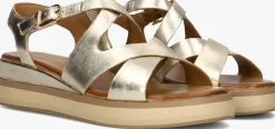 goudkleurig inuovo platte sandalen 113120