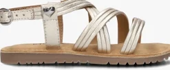goudkleurig mexx platte sandalen fenna fay