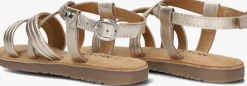 goudkleurig mexx platte sandalen fenna fay