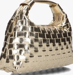 goudkleurig núnoo schoudertas dandy braided recycled cool