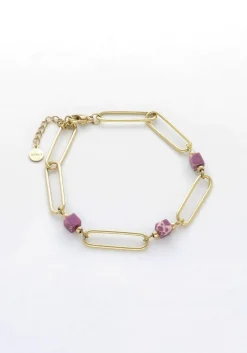 goudkleurig notre-v armbanden omss23-015