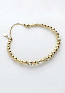 goudkleurig notre-v armbanden bangle stone crystal