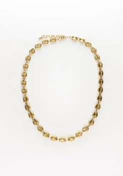 goudkleurig notre-v kettingen ketting schakel #5