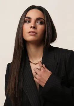 goudkleurig notre-v kettingen ketting schakel #5