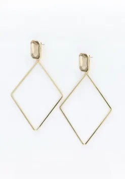 goudkleurig notre-v oorbellen x florine