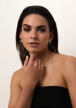 goudkleurig notre-v oorbellen x florine