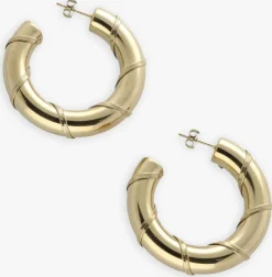 goudkleurig notre-v oorbellen earring #16