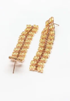 goudkleurig notre-v oorbellen omss22-002