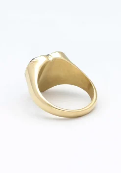 goudkleurig notre-v ringen omfw23-023 heart strass