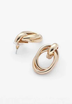 goudkleurig omoda atelier sieraad iris earrings hoops