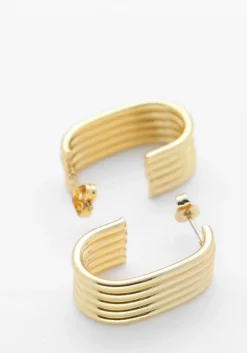 goudkleurig omoda atelier sieraad iris earrings