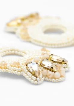 goudkleurig paulie pocket oorbellen statement spark earrings