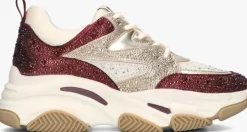 goudkleurig steve madden lage sneakers jprivy