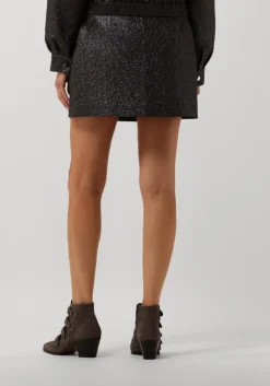 grijze aaiko minirok nasma metallic pes 350