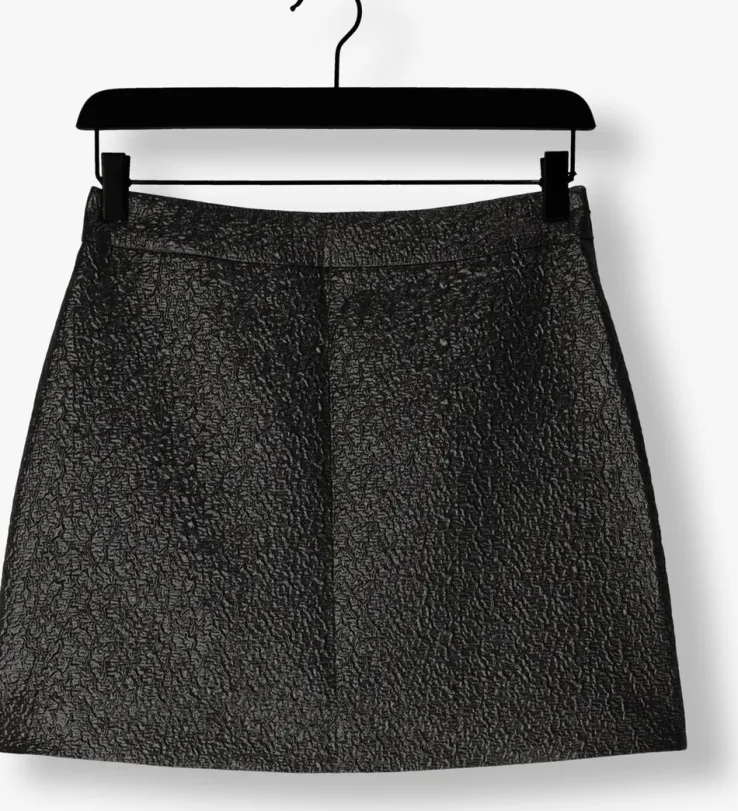 grijze aaiko minirok nasma metallic pes 350