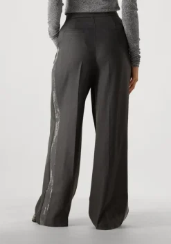 grijze aaiko pantalon saba sequins pes 356